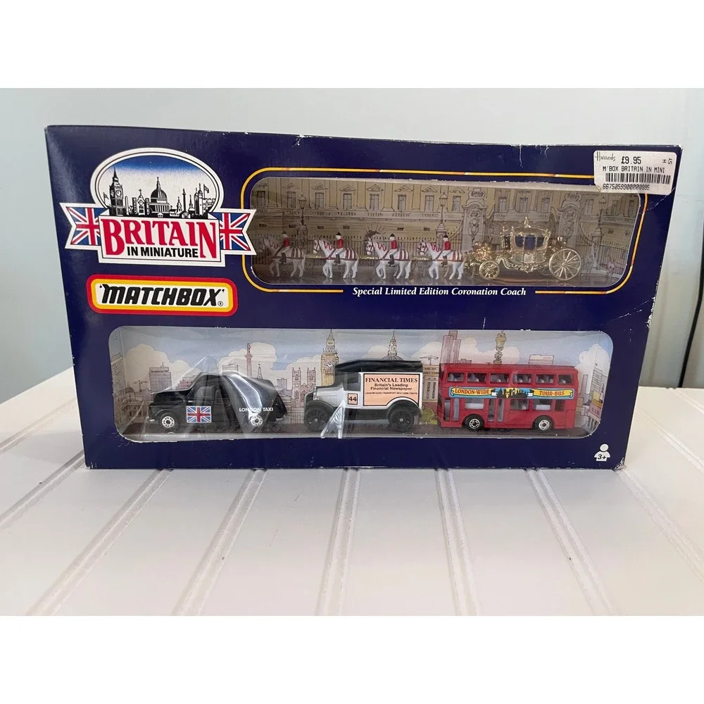 Matchbox Britain in Miniature Coronation Coach Set Harrods Exclusive 1993 VTG